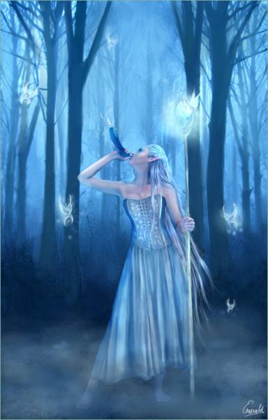 Elfe bleue